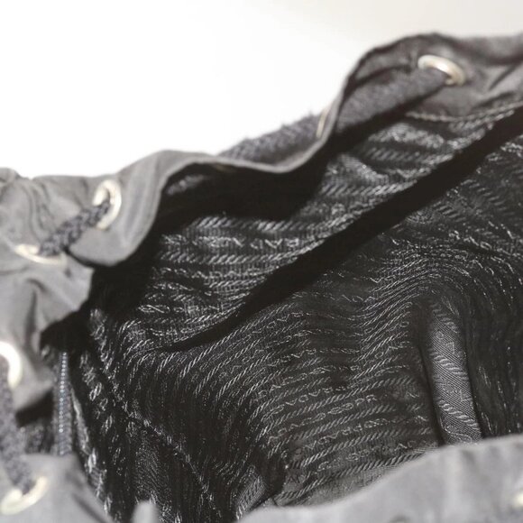 PRADA Backpack Nylon Black Auth yk11052 - Picture 13 of 16